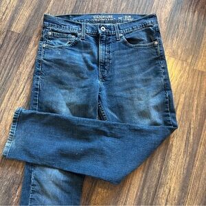 Levi’s Signature S37 Classic Men's Slim Fit Blue Jeans. Size 34X30 Fits Smaller